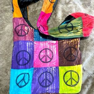 Crossover Purse Peace Designed